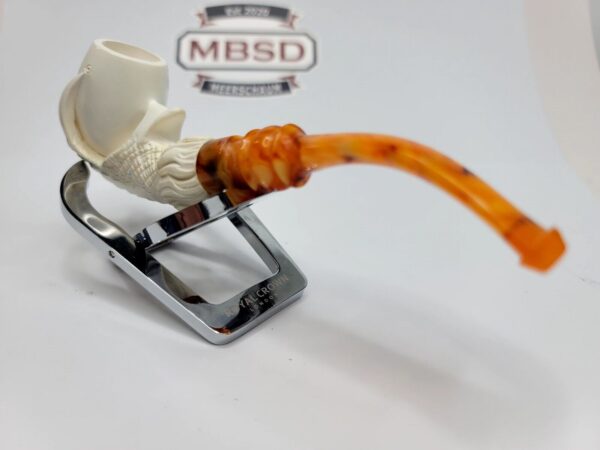 MBSD Meerschaum Block Meerschaum Tobacco Pipe Of Claw Holding Egg [SOLD OUT] - Image 6