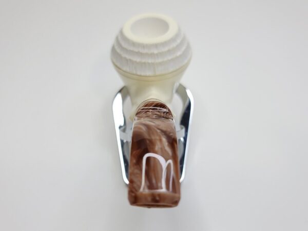 MBSD Meerschaum Deluxe Rusticated Bulldog Block Meerschaum Tobacco Pipe, 9mm [SOLD OUT] - Image 11