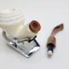 MBSD Meerschaum Deluxe Rusticated Bulldog Block Meerschaum Tobacco Pipe, 9mm [SOLD OUT] - Image 16