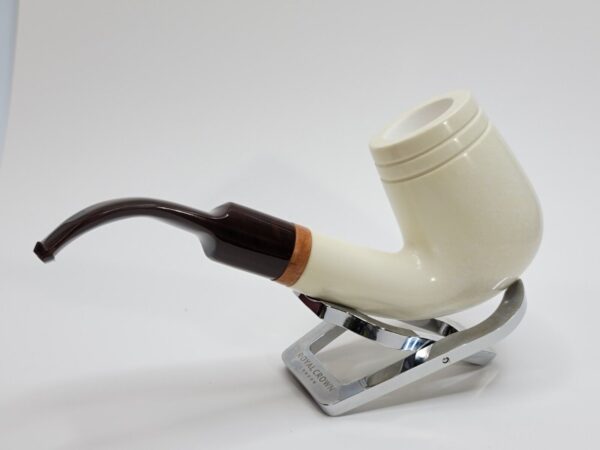 MBSD Meerschaum Large Bent Billiard Block Meerschaum, High Grade, 9mm Filter [SOLD OUT] - Image 10
