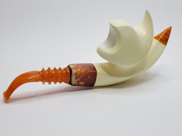 MBSD Meerschaum Masters Sadik Yanik Cavalier Block Meerschaum Tobacco Pipe, 9mm [SOLD OUT] - Image 8