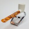 MBSD Meerschaum Small Straight Billiard Block Meerschaum Tobacco Pipe, Case [SOLD OUT] - Image 11
