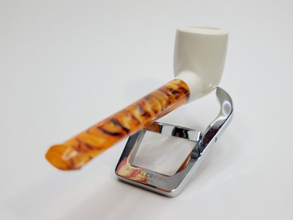 MBSD Meerschaum Small Straight Billiard Block Meerschaum Tobacco Pipe, Case [SOLD OUT] - Image 11