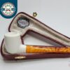 MBSD Meerschaum Small Straight Billiard Block Meerschaum Tobacco Pipe, Case [SOLD OUT]