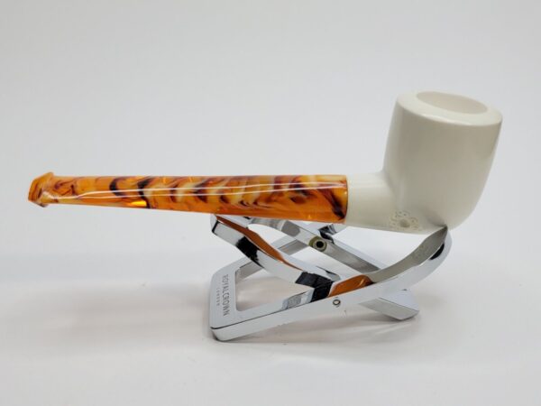 MBSD Meerschaum Small Straight Billiard Block Meerschaum Tobacco Pipe, Case [SOLD OUT] - Image 12