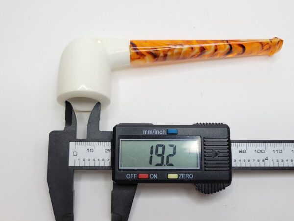 MBSD Meerschaum Small Straight Billiard Block Meerschaum Tobacco Pipe, Case [SOLD OUT] - Image 13