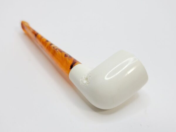 MBSD Meerschaum Small Straight Billiard Block Meerschaum Tobacco Pipe, Case [SOLD OUT] - Image 15