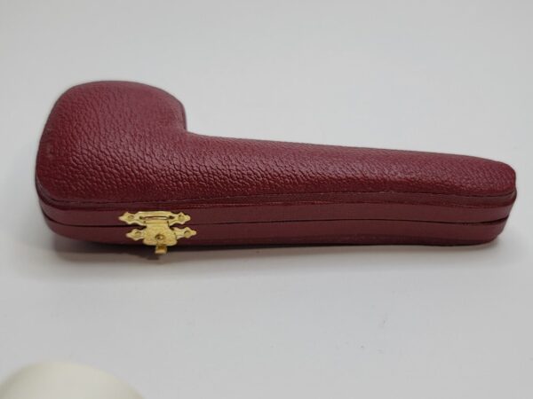 MBSD Meerschaum Small Straight Billiard Block Meerschaum Tobacco Pipe, Case [SOLD OUT] - Image 5