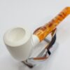 MBSD Meerschaum Small Straight Billiard Block Meerschaum Tobacco Pipe, Case [SOLD OUT] - Image 8