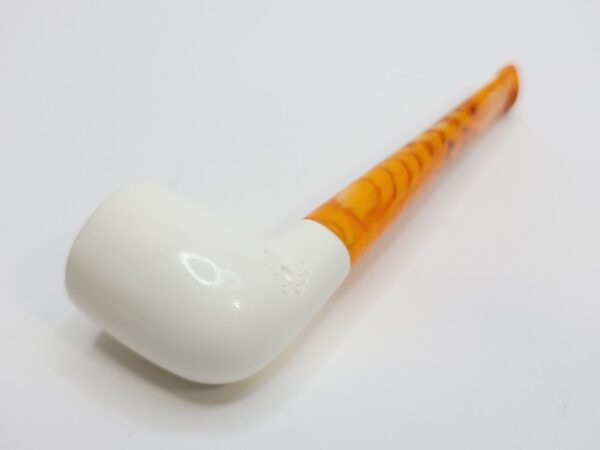 MBSD Meerschaum Small Straight Billiard Block Meerschaum Tobacco Pipe, Case [SOLD OUT] - Image 10