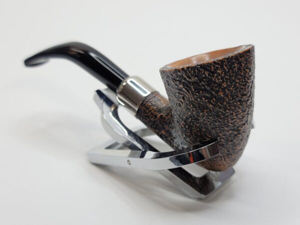Peterson Arklow 127 Sandblasted Bent Dublin Briar Tobacco Pipe, Fishtail [SOLD OUT] - Image 9