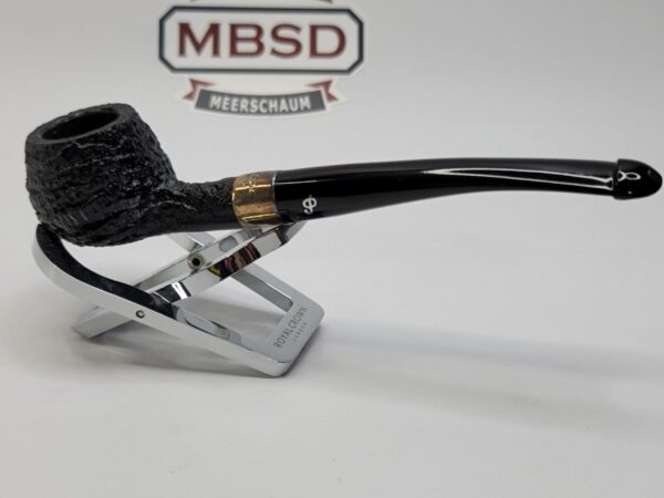 Peterson Deluxe Classic PSB 406 Sandblasted Prince Briar Tobacco Pipe, P-Lip - Image 11