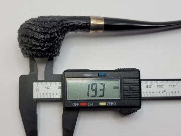 Peterson Deluxe Classic PSB 406 Sandblasted Prince Briar Tobacco Pipe, P-Lip - Image 15
