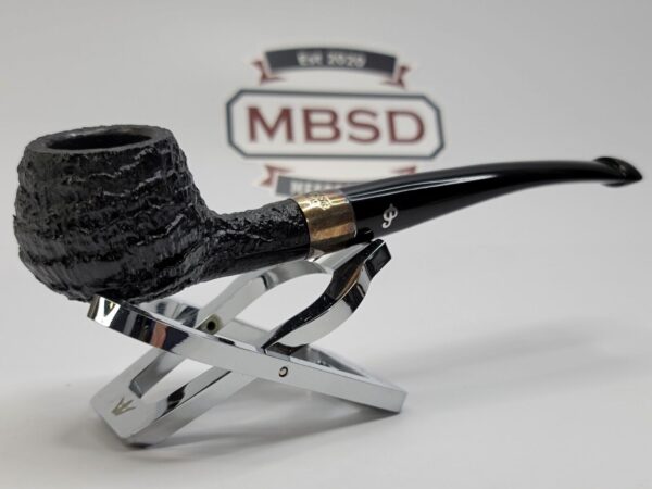 Peterson Deluxe Classic PSB 406 Sandblasted Prince Briar Tobacco Pipe, P-Lip - Image 5