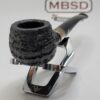 Peterson Deluxe Classic PSB 406 Sandblasted Prince Briar Tobacco Pipe, P-Lip - Image 7