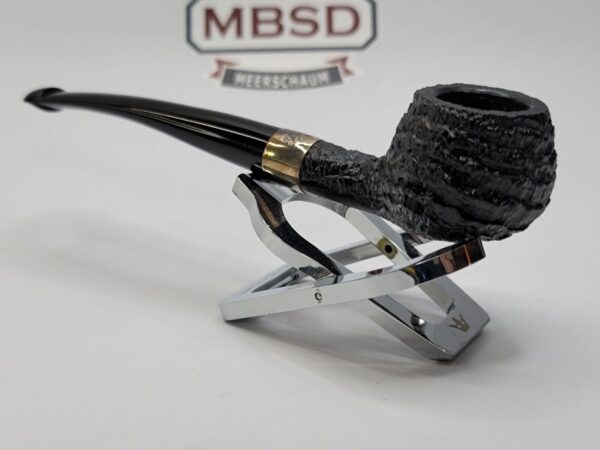 Peterson Deluxe Classic PSB 406 Sandblasted Prince Briar Tobacco Pipe, P-Lip - Image 8