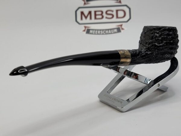 Peterson Deluxe Classic PSB 406 Sandblasted Prince Briar Tobacco Pipe, P-Lip - Image 9