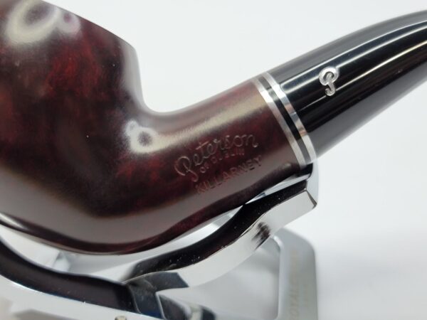 Peterson Killarney Red 03 Bent Apple Briar Tobacco Pipe, Fishtail [SOLD OUT] - Image 8