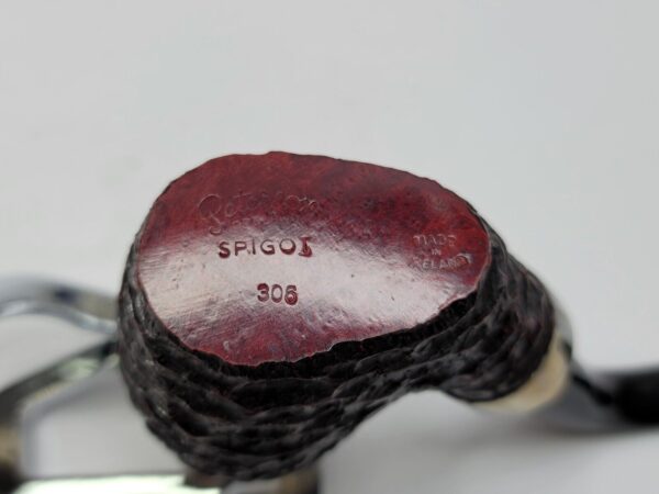 Peterson System Spigot Rusticated 306 Briar Tobacco Smoking Pipe, P-Lip, New [SOLD OUT] - Image 14