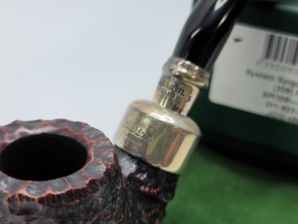 Peterson System Spigot Rusticated 306 Briar Tobacco Smoking Pipe, P-Lip, New [SOLD OUT] - Image 4