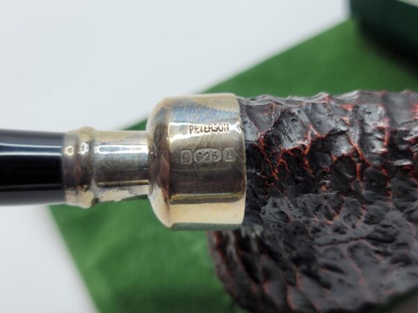 Peterson System Spigot Rusticated 306 Briar Tobacco Smoking Pipe, P-Lip, New [SOLD OUT] - Image 5