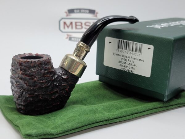 Peterson System Spigot Rusticated 306 Briar Tobacco Smoking Pipe, P-Lip, New [SOLD OUT]