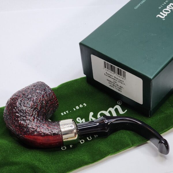Peterson System Standard Sandblasted 312 Bent Billiard Briar Tobacco Pipe, P-lip [SOLD OUT] - Image 3