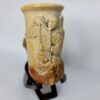 Rare Early 19th Century Meerschaum Tobacco Pipe Bowl Guardian Angel Playing Harp - Image 7