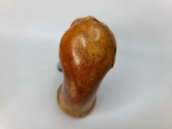 Rare Early 19th Century Meerschaum Tobacco Pipe Bowl Guardian Angel Playing Harp - Image 8