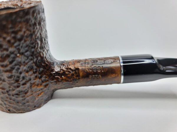 Rossi by Savinelli Sera 8311 Poker Sitter Rusticated Briar Tobacco Pipe, 6mm [SOLD OUT] - Image 4