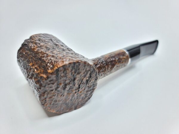 Rossi by Savinelli Sera 8311 Poker Sitter Rusticated Briar Tobacco Pipe, 6mm [SOLD OUT] - Image 9