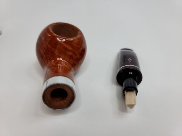 Savinelli Bacco Smooth Natural 321 Author Briar Tobacco Smoking Pipe, 6mm, New [SOLD OUT] - Image 12