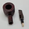 Savinelli Mega 121 Rusticated Bent Pot Briar Tobacco Smoking Pipe, 6mm Filter - Image 15