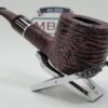 Savinelli Mega 121 Rusticated Bent Pot Briar Tobacco Smoking Pipe, 6mm Filter - Image 8