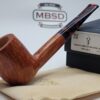 Savinelli Smooth Natural 111 KS Straight Billiard Briar Tobacco Pipe, 6mm Filter