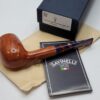 Savinelli Smooth Natural 111 KS Straight Billiard Briar Tobacco Pipe, 6mm Filter - Image 3