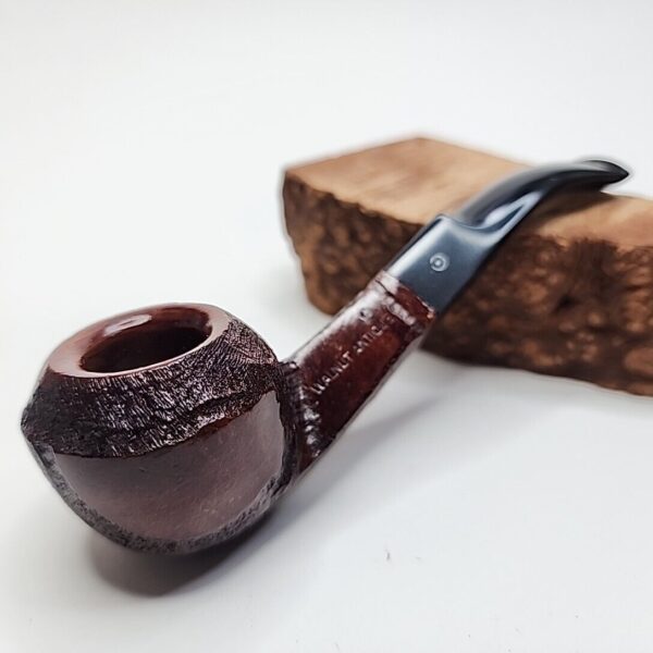 Unsmoked Walnut Antique Bent Bulldog Briar Tobacco Pipe, Algerian Briar [SOLD OUT] - Image 3