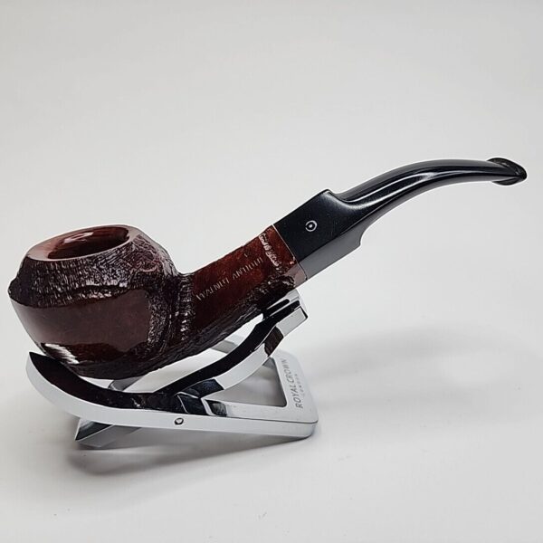 Unsmoked Walnut Antique Bent Bulldog Briar Tobacco Pipe, Algerian Briar [SOLD OUT] - Image 7
