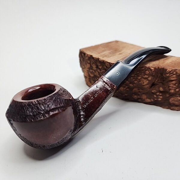 Unsmoked Walnut Antique Bent Bulldog Briar Tobacco Pipe, Algerian Briar [SOLD OUT]