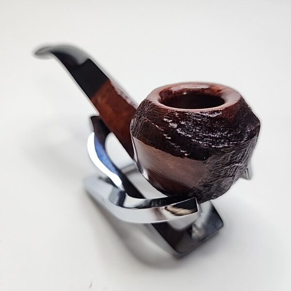 Unsmoked Walnut Antique Bent Bulldog Briar Tobacco Pipe, Algerian Briar [SOLD OUT] - Image 9