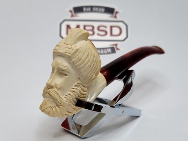 Vintage Block Meerschaum Tobacco Estate Pipe Of Bearded Sultan Man [SOLD OUT]