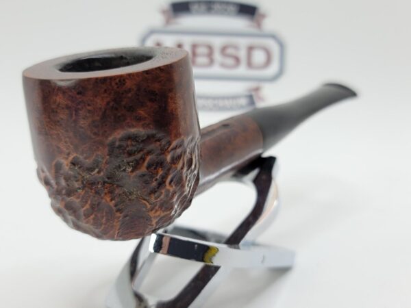 Vintage No Name Partially Rusticated Pot Estate Briar Tobacco Smoking Pipe [SOLD OUT] - Image 3