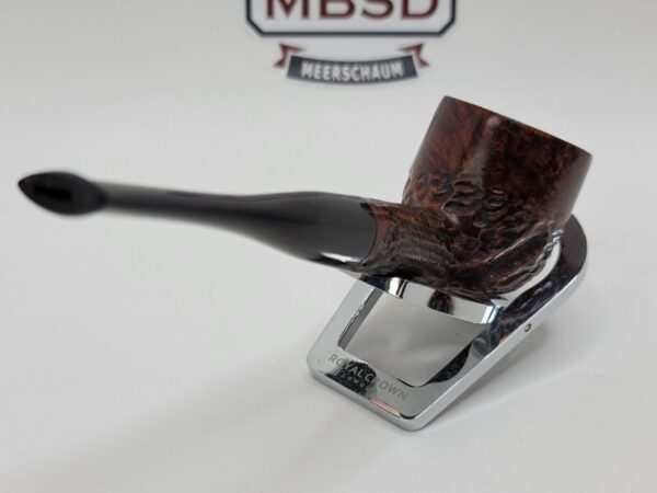 Vintage No Name Partially Rusticated Pot Estate Briar Tobacco Smoking Pipe [SOLD OUT] - Image 6