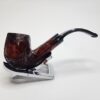 Walnut Antique Partially Rusticated Billiard Briar Tobacco Pipe, Unsmoked [SOLD OUT] - Image 4